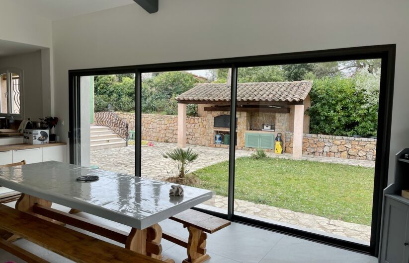 Rénovation d'un coulissant en aluminium à Saint georges d'orques