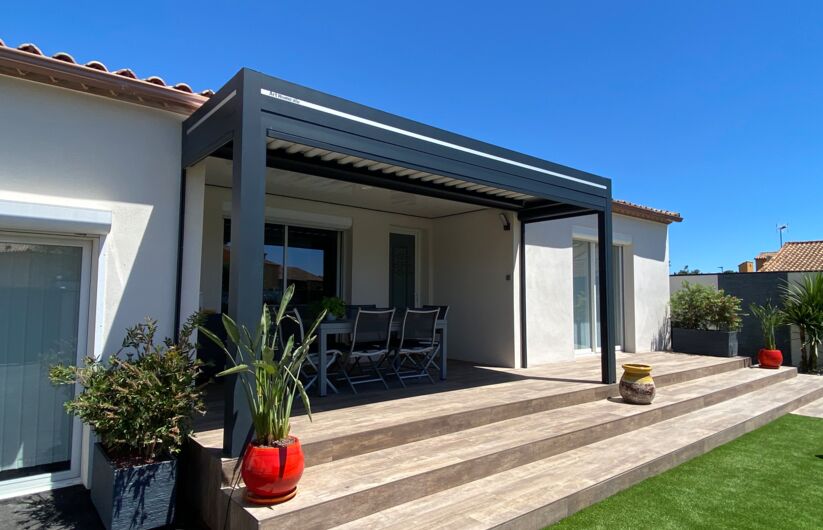Installation d'une pergola Art Home Alu à Lattes