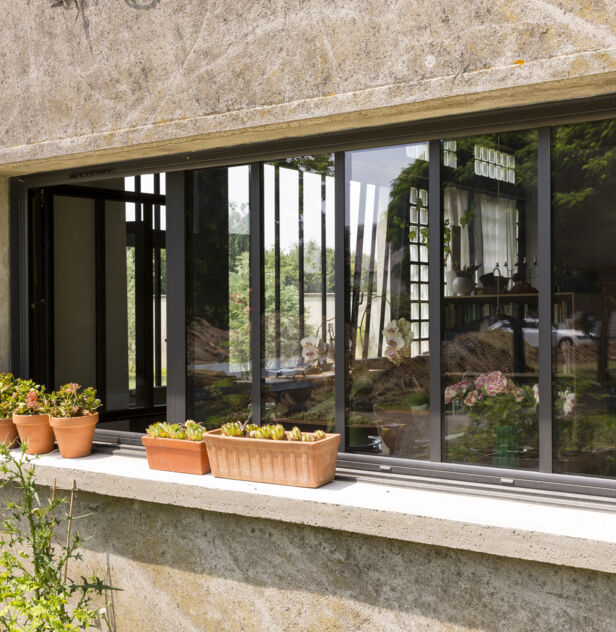 Rénovation d'une fenêtre en aluminium à Montpellier