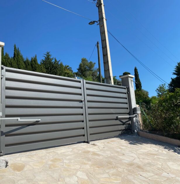 Rénovation d'un portail battant motorisé à Montaud