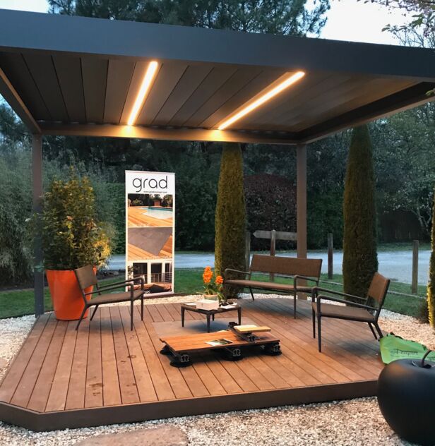 Installation d'une pergola Art Home Alu à St Gély du Fesc